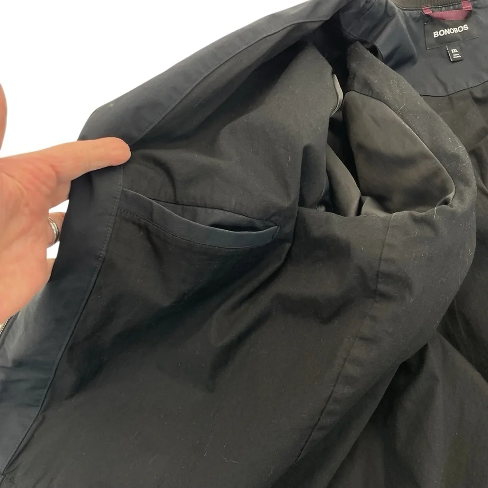 Bonobos Bomber Jacket XXL Black
